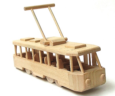 Spielzeug Straßenbahn