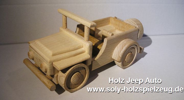 Holz Jeep Spielzeug Autos