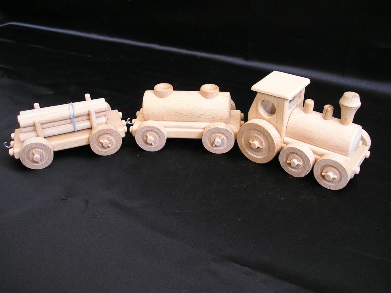 Zug Spielzeug aus Holz fur Kinder