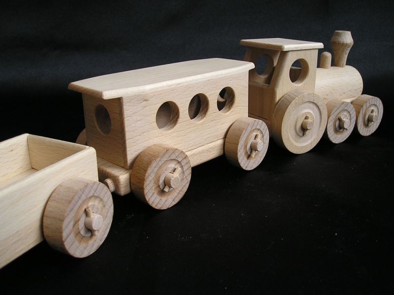 Holzeisenbahn Spielzeug Zug