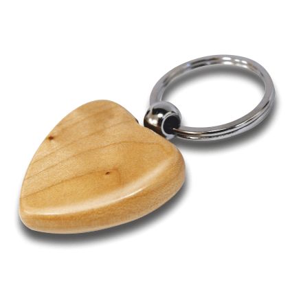 Herz Schlüsselanhängern aus Holz 