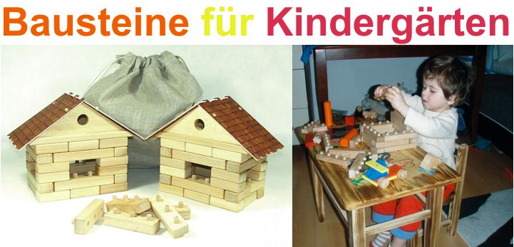 Bausteine für Kindergärten