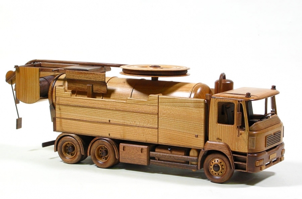 Saugwagen 100% holz modelle WIEDEMAN-REICHHARD-SUPER-2000-Man