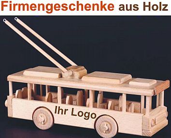 Trolleybusse Werbengeschenke