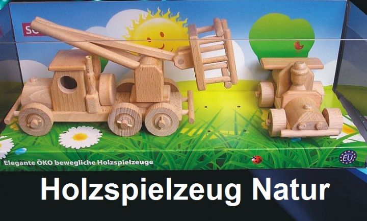 Holzspielzeug Natur LKW