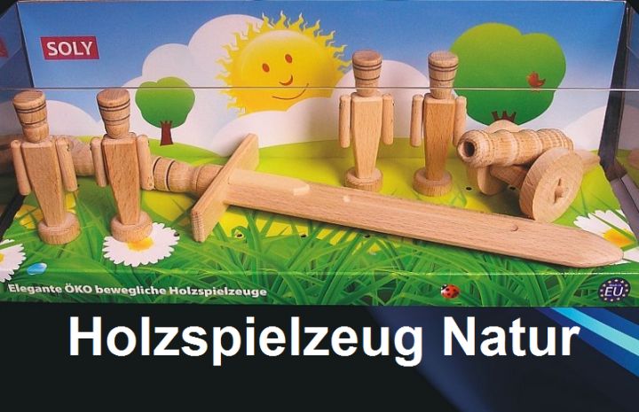 Holzspielzeug Natur Soldaten