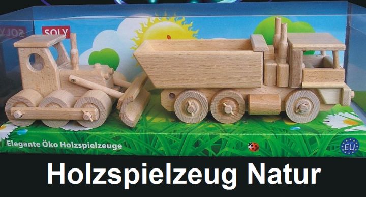 Holzspielzeug Natur LKW Geschenke