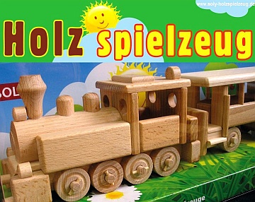 Zug Lokomotive Holzspielzeug