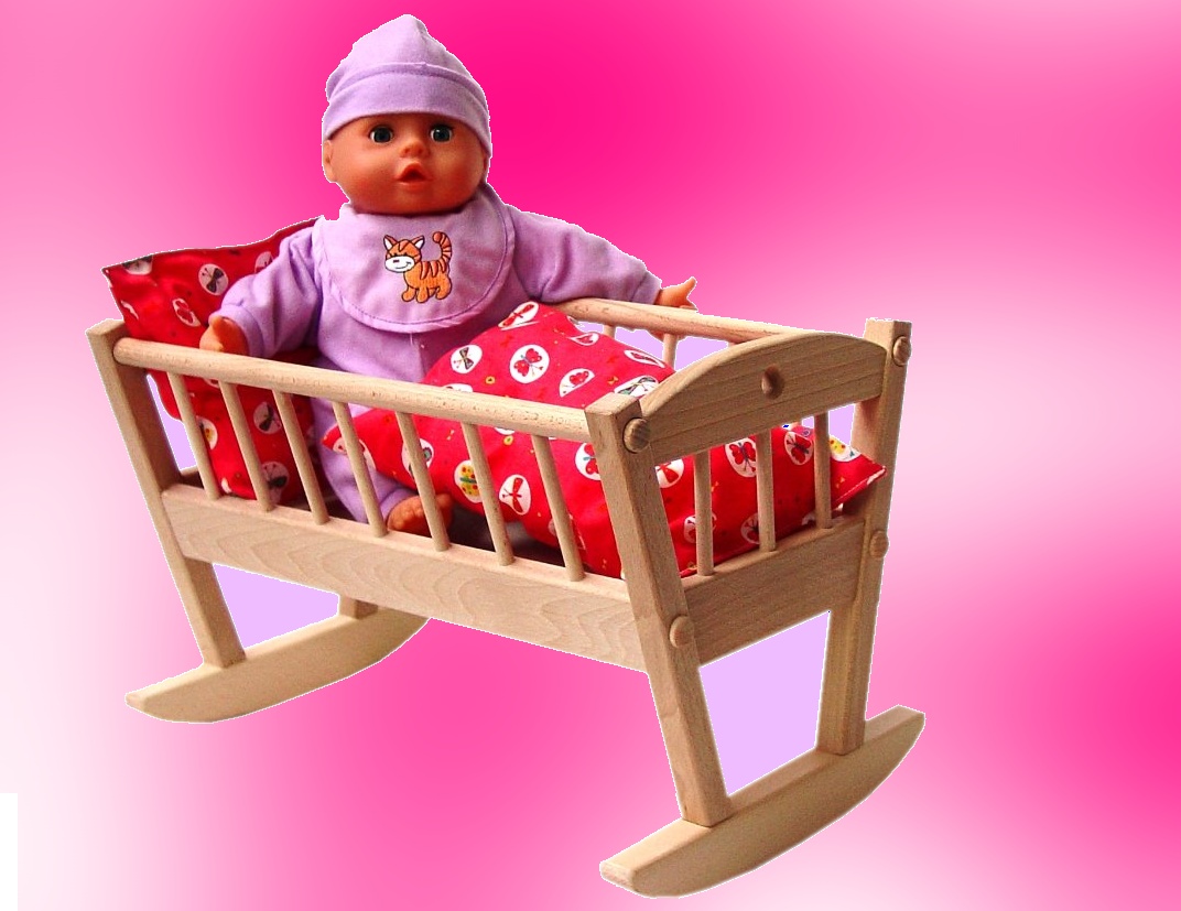 Spielzeug Cradle für Puppen
