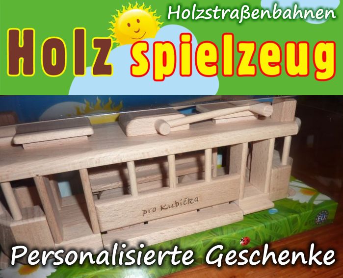 Spielzeug und Geschenk mit Widmung