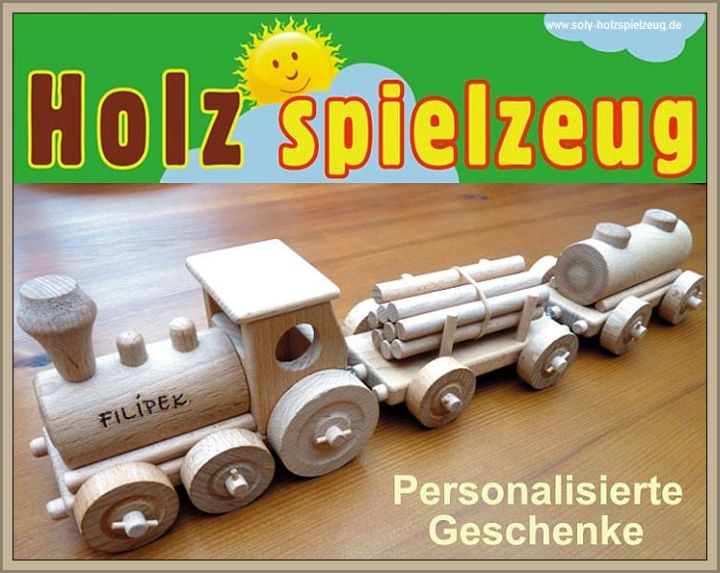 Kinderspielzeug zug aus Holz