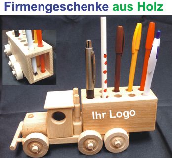 Holzstander fur Bleistifte Werbegeschenke lkw Spielzeug