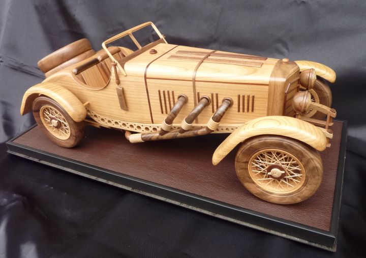 Mercedes Holz-modelle SSKL 1931