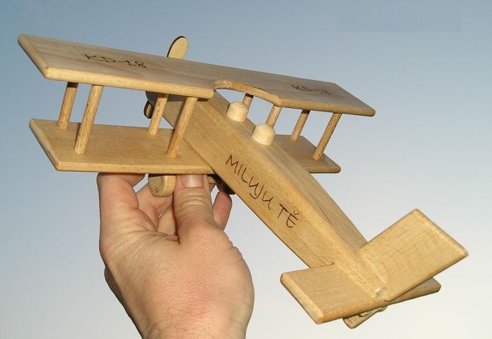 Flugzeug Holz-spielzeug.