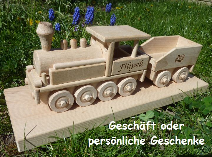 Geschaft personliche Spielzeug Geschenke Lokomotive