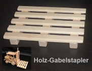 Paletten für Gabelstapler - Spielzueg aus holz