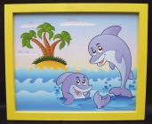 Bilder für's Kinderzimmer - Delphin