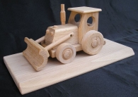 Traktor Schlepper Holz Spielzeug