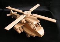Holz Hellikopter Apache Spielzeug