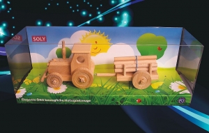 Waldtraktor mit Anhänger Spielzeug