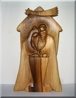 Holzschnitzerei Bethlehem,  Jesus Geburt Statuen