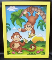 Bilder für's Kinderzimmer - Affen