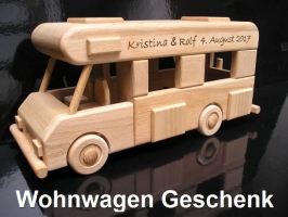 Wohnwagen Spielzeug 33x15 cm