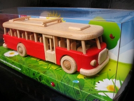 Reisen Bus Spielzeug groß, rot