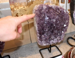 Amethyst-Geode Mineral auf Ständer 5 kg