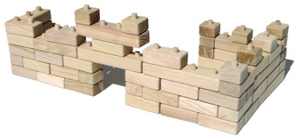 Holzbaukasten – Holzbauklötze