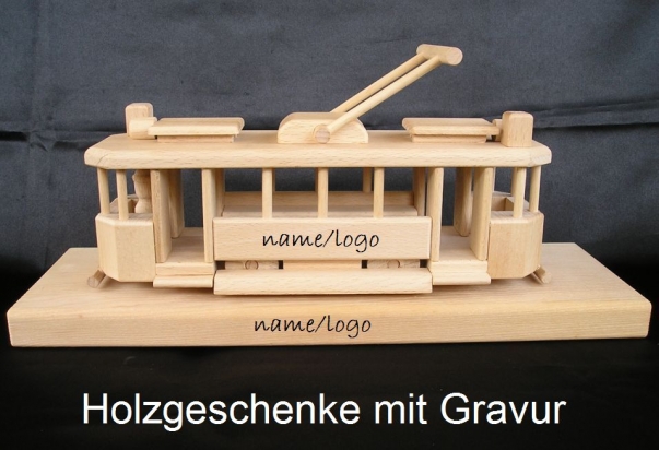 Der Historischen Straßenbahn Geschenke