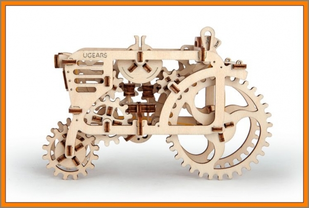 3D Holzpuzzle Traktor