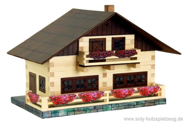 Alpenhaus Baukasten holz Model