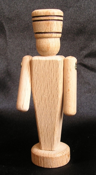 Holzsoldat. Spielzeug, Geschenke, Souvenir.