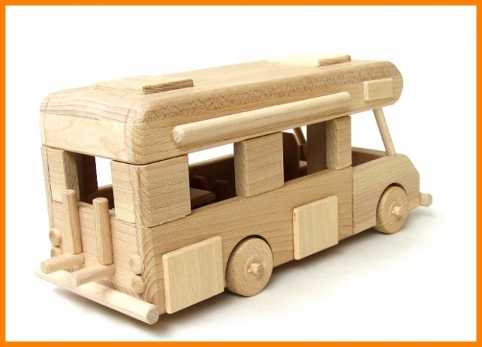 Wohnwagen Spielzeug aus Holz