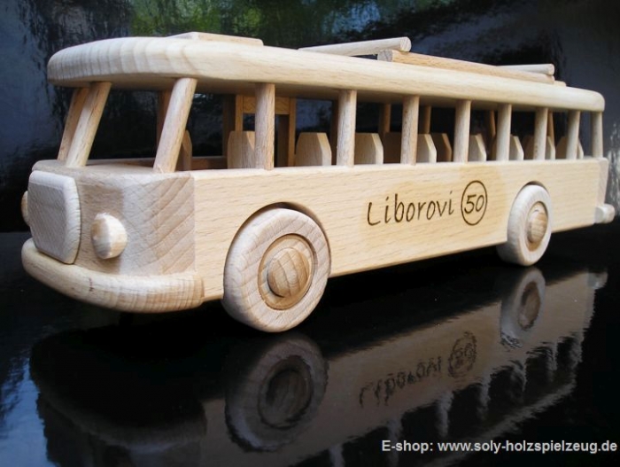 Bus Holz Geschenk für Fahrer