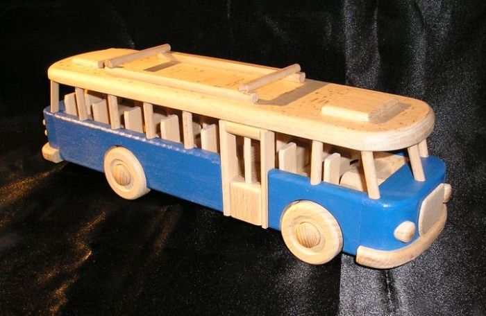 Der Bus Spielzeug, Blue