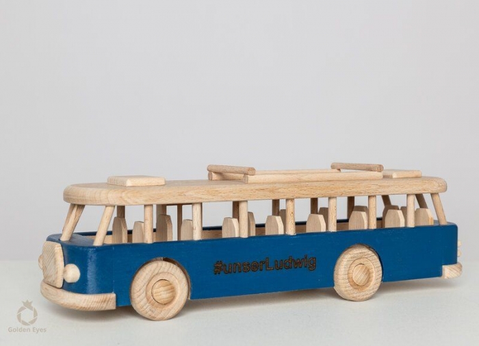 Blauer Bus Geschenk Spielzeug