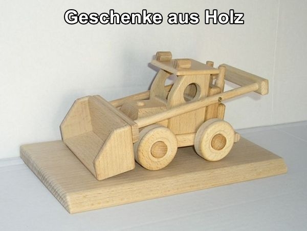 Landwirtschaftliche Lader Spielzeug aus Holz