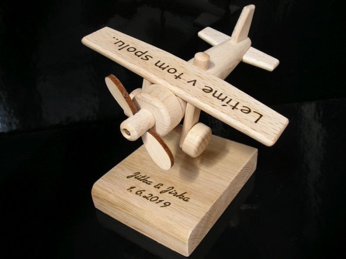 Geschenk für Flugzeugpilot mit Text, Logo, Geburtstagsgeschenk