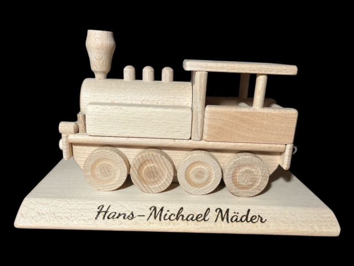 Geschenk für Rentner Zug Lokomotive