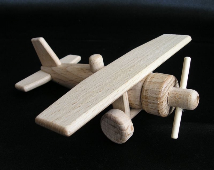 Kinder-Holz-Spielzeug-Flugzeug