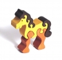 Tiere zoo Spielzeug Holz Würfel + puzzle 