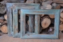 Blue Bilderrahmen aus Holz