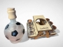 0,5l Flasche Motiv Fußball 