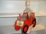 Rot Traktor Geburtstags-flasche