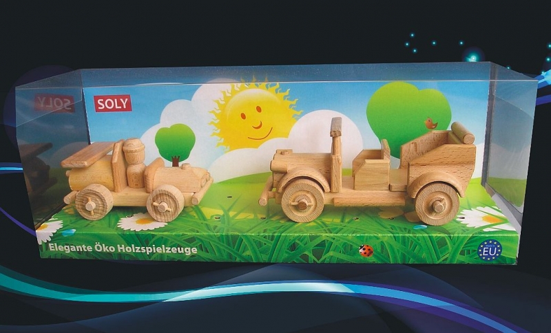 Holzspielzeug Rennwagen Oldtimer fur Kinder