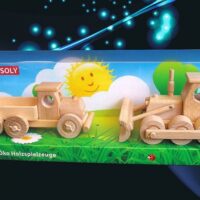 Holzspielzeug Baby Lastwagen + Bulldozer