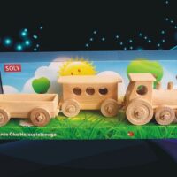 Holzeisenbahn Spielzeug für Kleinkinder