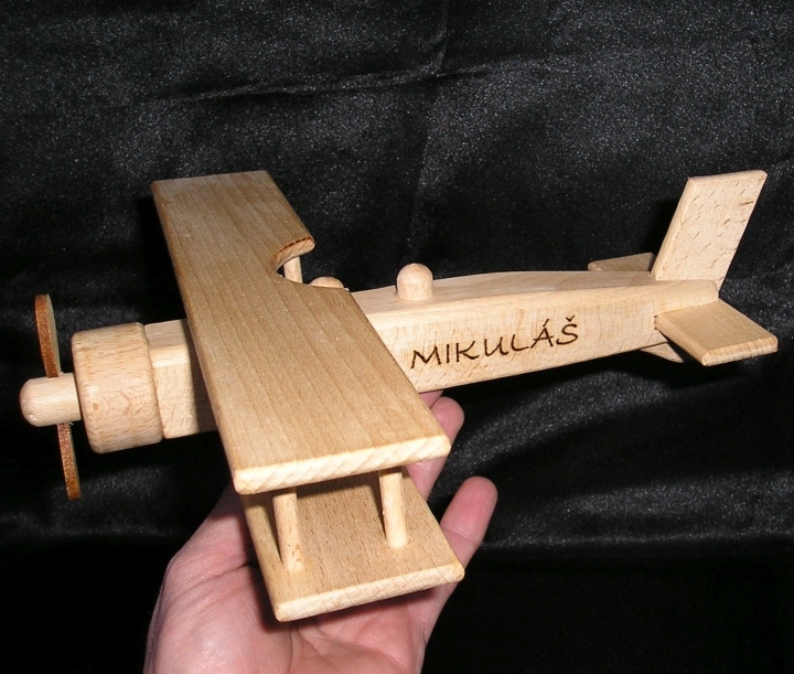 Holzflugzeuge Doppeldecker Geschenkspielzeug
